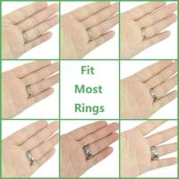 Juego De Ajustador De Tamaño De Anillos En Resina - 8pcs Invisibles Para Anillos Sueltos Múltiples Tamaños De Dedos Herramientas De Medición Para Joyería - details 0