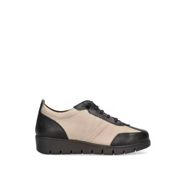 Luna Collection 7 Negro ZAPATO CASUAL PIEL - PLANTILLA EXTAIBLE Cuña media - 1