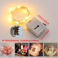 Cadenas De Luces LED 10pcs Pequeñas Y Coloridas Con Pilas Incluidas Para Ambiente Navidad Exterior Decoración De Habitaciones Y Festivales - details 0
