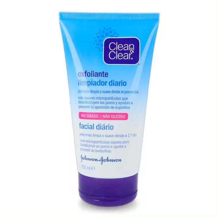 Clean&clear Exfoliante Diario 150 Ml. Limpiador Facial - 1