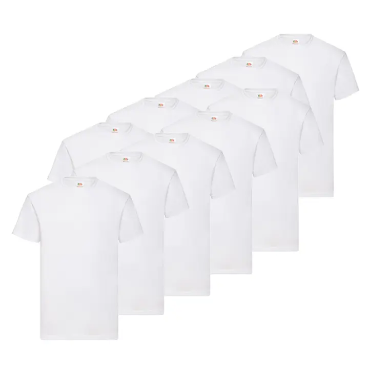 Pack 10 Camisetas Básicas Valueweight T Fruit Of The Loom 165 G/m² - 1