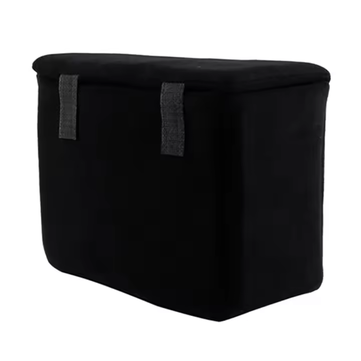 Bolsa De Protección Para Cámara DSLR Canon Nikon Sony Con Partición Y Piel De Velvet Bolsa Suave Antichoque Para Lentes De Cámara - 1