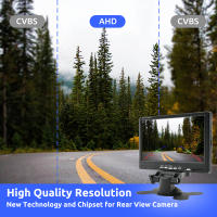 Monitor De Coche KTYDKP De 7 Pulgadas Con Cámara Trasera Para Camión Remolque Pantalla LED De Retroceso Para Estacionamiento 12-24V - details 3