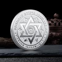 Moneda De Plata Y Oro En Forma De Pirámide Griega Antigua Regalo De Navidad Dedicado a La Diosa Solar Egiptia Yanhou Medalla Commemorative Lucky - details 1