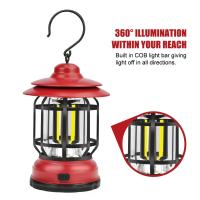 Lanterna De Camping LED Con 2 Modos De Iluminación COB Recargable Para Senderismo Emergencias Apagones Uso Interior Y Exterior - details 2