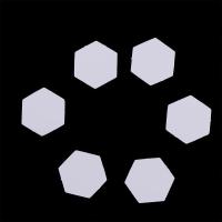 100PCS Plantillas Hexagonales Para Patchwork Y Costura DIY Herramientas Para El Arte De La Costura Tamaños Variados Para Mujeres Y Hombres Material De Poliéster Y Papel - details 16