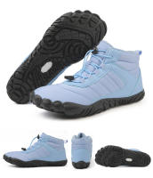 Zapatos De Camuflaje Unisex Para Invierno Impermeables Con Lining De Piel Algodón Caliente Para Senderismo Y Caminar En La Naturaleza - details 28