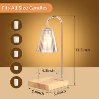 Lámpara Calentadora De Velas Con Timer Para Aromaterapia Y Decoración Moderna De Hogar Y Dormitorio Luz De Cera Retro Control Remoto - details 16