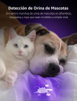 Linterna Ultravioleta 9 LED, 395nm Linterna UV con Luz Negra, Flashlight para Detectar Manchas de Orina y de Mascota, Billetes, - details 4