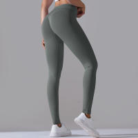 Leggings De Yoga Para Mujer Cintura Alta Levantamiento De Caderas Gimnasio Sin Costuras Pantalones De Deporte Fitness Running - details 83