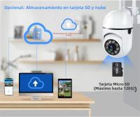 Cámara De Seguridad 5G Wifi 5MP CCTV PTZ IP Con Rastreo Inteligente Y Visión Nocturna De 4X Zoom Color Completo Exterior Impermeable - details 9
