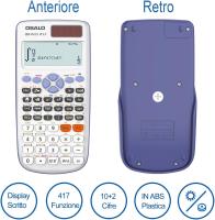 Calculadora científica 417, función 2 líneas, 10 + 2 dígitos, Pantalla escrita, calculadora Solar Ultraligera (OS 991ES Plus) - details 3