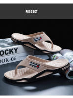 Zapatillas De Verano Para Hombres Estilo Hong Kong Cómodas Y Modernas Sandalias De Playa Con Dedos Descubiertos Para Uso Exterior Parejas - details 6