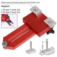 Juego De Guía Para Motosierra Con Extensión Del Corte Fino Herramienta De Carpintería Para Repetir Cortes Estrechos Con Motosierra Router Y Band SAW - details 1