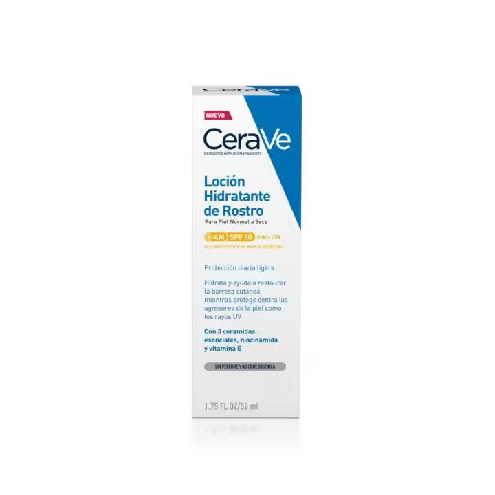 L´OREAL CERAVE LOCION HIDRATANTE DE ROSTRO SPF 50 1 TUBO - 1