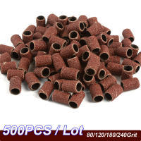 Set De 500 Piezas De Bandas De Pulido Para Uñas Con Grados 80/120/180/240 Profesional Para Manicura Adecuado Para Brocas De Uñas Para Uñas De Acrílico - details 0