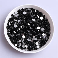 1440Pcs Cristales De Vidrio AB Para Arte De Uñas DIY Tamaños Mixtos Adhesivo Negro Rhinestones Redondos Para Decoración De Uñas - details 6
