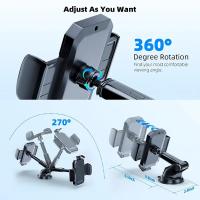 Soporte Universal Para Móvil Para Coche 360° Giratorio Montaje En Ventosa Para Windshield Compatible Con iPhone 12 11 7 8 Samsung Huawei - details 6