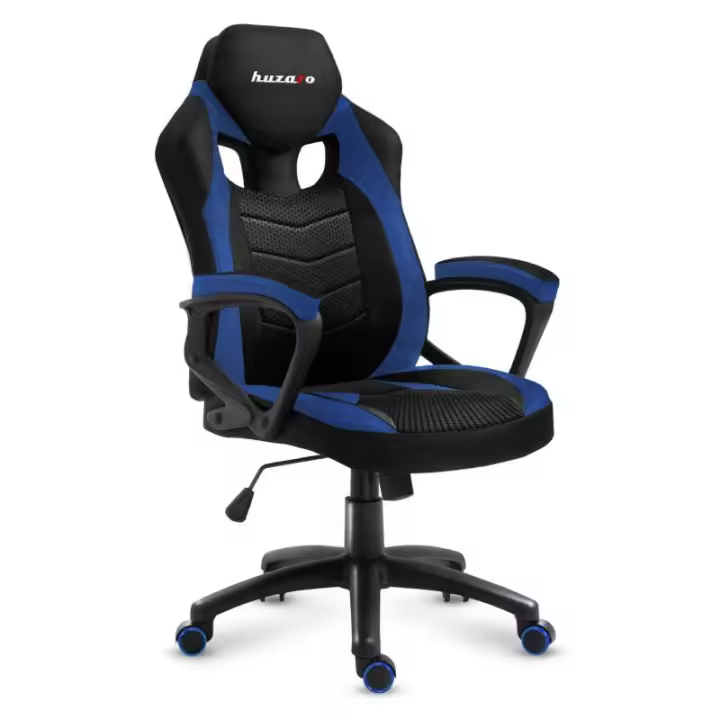 Huzaro FORCE 2.5 Azul MESH Butaca para jugar Asiento de malla Negro, Azul - 1
