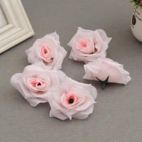 50 Pcs Cabezas De Rosas Artificiales De Seda Para DIY Arreglo De Flores Decoración De Boda Y Hogar Suministros De Manualidades - details 1