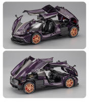 Modelo De Coche De Metal a Escala 1:22 Pagani Huayra Dinastía Juguete Coleccionable Para Niños Con Puertas En Forma De Alas Clásicas Decoración Para Casa - details 12