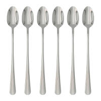 WAI 2 MARKET - Juego de Cucharas Largas de Acero Inoxidable para Cócteles, Bebidas Frías y Batidos – Disponible en 6, 12 o 36 Piezas, Resistente, Duradero, Apto para Lavavajillas, Ideal para Bares, Restaurantes y Fiestas - details 0