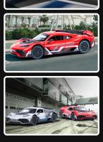 Coche De Deportes AMG ONE Escala 1:24 Modelo Juguetes Metálicos Con Ruedas Libres Simulación De Sonido Y Luz Regalo Para Niños Tamaño Aproximado 21*9*5CM - details 10