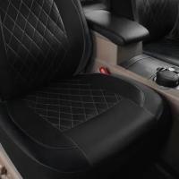 Cubiertas De Asiento De Cuero Acapulco 9 Piezas Set Quilted Compatible Con Airbag Transpirables Para Mejorar El Interior Del Coche - details 3