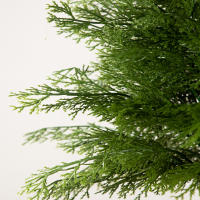 Árbol De Pino Artificial De Navidad 40-50cm Ramas De Ciprés Para Decoración De Jardín Y Hogar Planta De Xmas Para Fiesta De Año Nuevo Y Porche - details 4