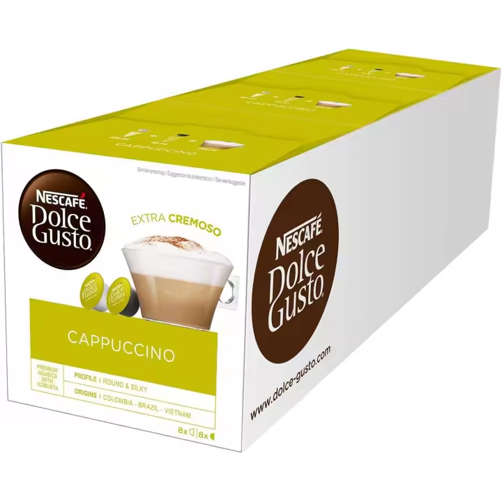 Cápsula Nescafé Dolce Gusto Cappuccino 3 paquetes de  16 Cápsulas - Nestlé - 1