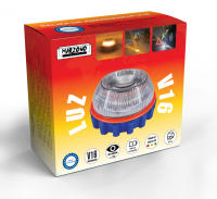 Marzono® Luz de Emergencia v16 Homologada con Batería Recargable USB Incluida Baliza de Preseñalización de Peligro Recomendado por la DGT Señal de Advertencia para Vehículos en Caso de Avería Compacta - details 7