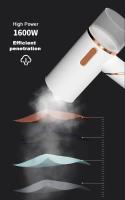 Alceño Portátil De Hierro Y Vapor Para Ropa Limpiador De Mite Eléctrico Generador De Vapor Para Casa Con Reservorio Menor De 0.8L Soporta Anti Secado - details 14