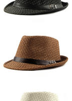 Sombrero De Paja Transpirable Para Hombres Y Mujeres Moda Coreana Simplicidad Estilo Jazz Protección Solar Verano - details 7