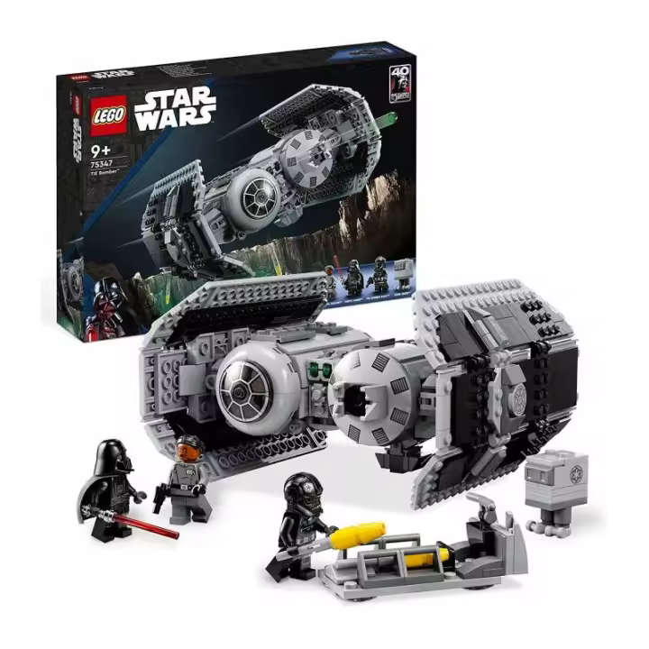 LEGO STAR WARS 75347 NAVE BOMBARDERO TIE - Caza Estelar con Bombas y Cañones - 1