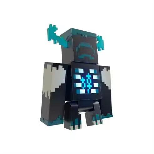 Mattel Figura Minecraft: Warden con Luces y Sonidos - Juguete Minecraft para Niños de 6 Años - 1