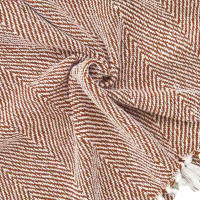 Colcha Multiusos Dosantex Nupur - Plaid Sofá 100% Algodón en 4 Colores y 3 Tamaños - Ocre, Taupe, Terracota, Verde Oliva - details 2