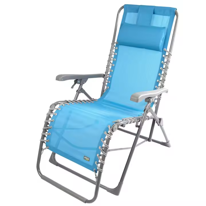 Camping Mobiliario Aktive Chaise-longue Plateado Tumbonas - 1