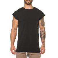 Camiseta De Gimnasio Para Hombre Musculosa Y Transpirable Algodón Estilo Casual Hip Hop Sin Mangas Para Ejercicio Y Fitness - details 1