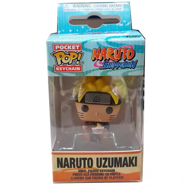 Llavero Pocket POP Naruto Shippuden Naruto with NoodlesFigura  Coleccionable - Idea de Regalo- Mercancia Oficial - Juguetes para Niños y Adultos - Movies Fans - Muñeco para Coleccionistas y Exposición - 1