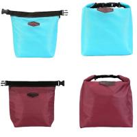 Bolsa De Almuerzo Aislada Térmica De Tela Oxford Portátil Para Picnic Almacenamiento De Comida Bolsa Transporte Sin Utensilios 1pc - details 5