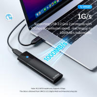 Carcasa SSD ORICO M2 NVMe 10Gbps PCIe Para Disco Duro M.2 NVMe NGFF SATA Sin Herramientas Con Disipador De Calor Metálico - details 5
