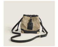 Bolso de hombre de gran capacidad para el invierno, estilo retro, con contraste de color, informal - details 10