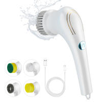 Cepillo De Limpieza Multifuncional Eléctrico 5 En 1 Para Baño Y Cocina Herramientas De Limpieza Plásticas Resistentes Al Agua - details 0