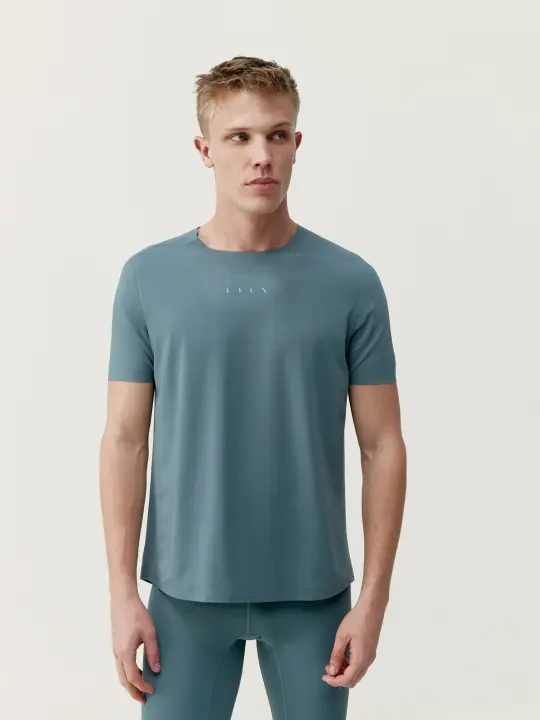 Born Living Yoga T-Shirt Vostok Grey Green - 1