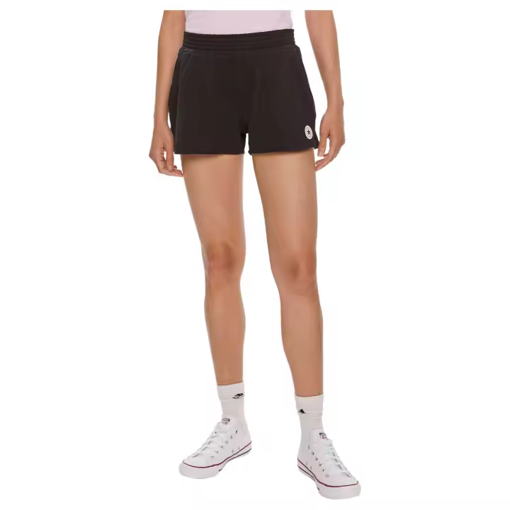 Pantalon Corto Converse Retro Chuck para mujer en color negro - 1
