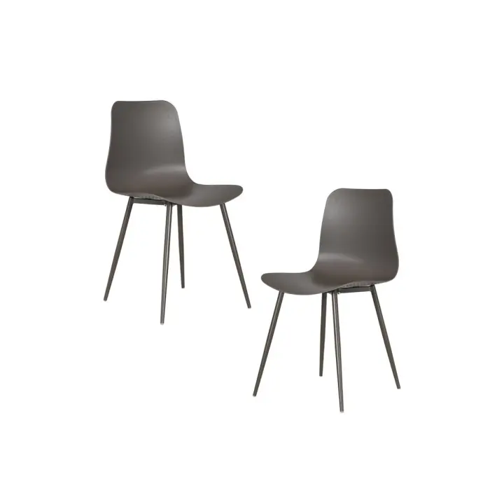 Pack 2 Sillas Bimi - Gris - 1