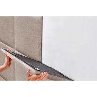 DHOME Cabecero Tapizado Compuesto de Paneles Autoadhesivos Intercambiables de Tela Acualine Cama Lujo Dormitorio Acolchado - details 2
