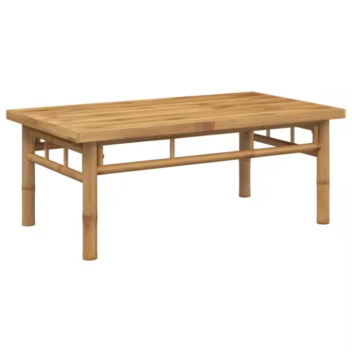 VidaXL Mesa de centro Canarias para exterior bambú 35x90x50 cm - 1