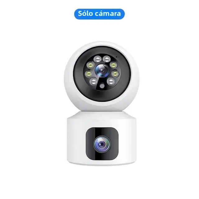 Cámara IP V380 pro Con Doble Lente Visión Nocturna Vigilancia Infantil Inalámbrica 4G Alarma De Movimiento AI Detectar Humanos Seguridad CCTV Doméstico - 1