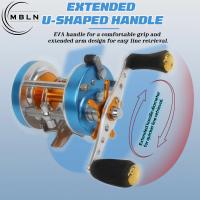 Carrete De Pesca Con Frenado De 13 Kg En Metal Fundido 6+1 Rodamientos De Acero Inoxidable CNC Mecanizado Resistente a La Corrosión Para Oceano Río Lago - details 4